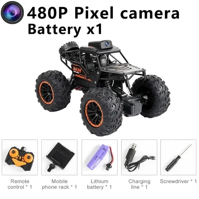 1/18 RC Auto APP Fernbedienung Klettern Auto HD Kamera Wifi Fpv Modell Elektrische 2WD Buggy Stunt Drift Auto Spielzeug geschenke Jungen