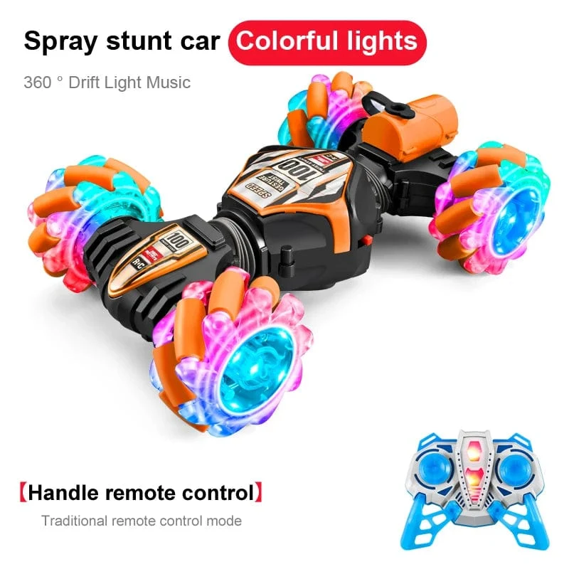 2023 neueste RC Stunt Auto 2.4G Fernbedienung Autos RC Uhr Geste Sensor LED Rotation Geschenk Elektronisches Spielzeug für kinder Jungen