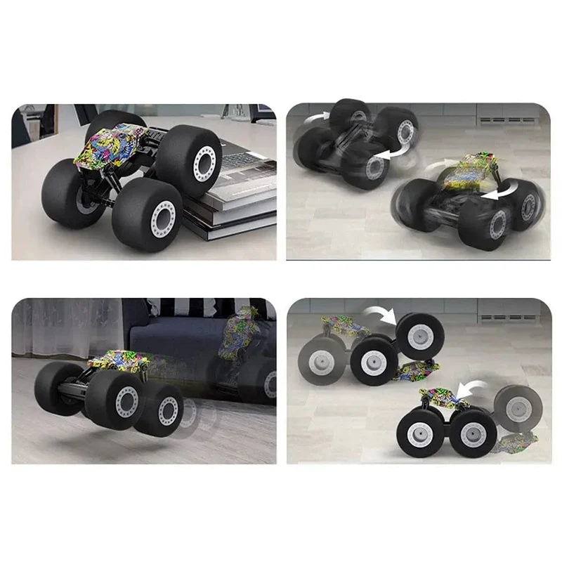RC Auto Stunt Drift Soft Big Schwammreifen Buggy Fahrzeugmodell Funkgesteuerte Maschine Fernbedienung Spielzeug Für Jungen Geschenke Indoor