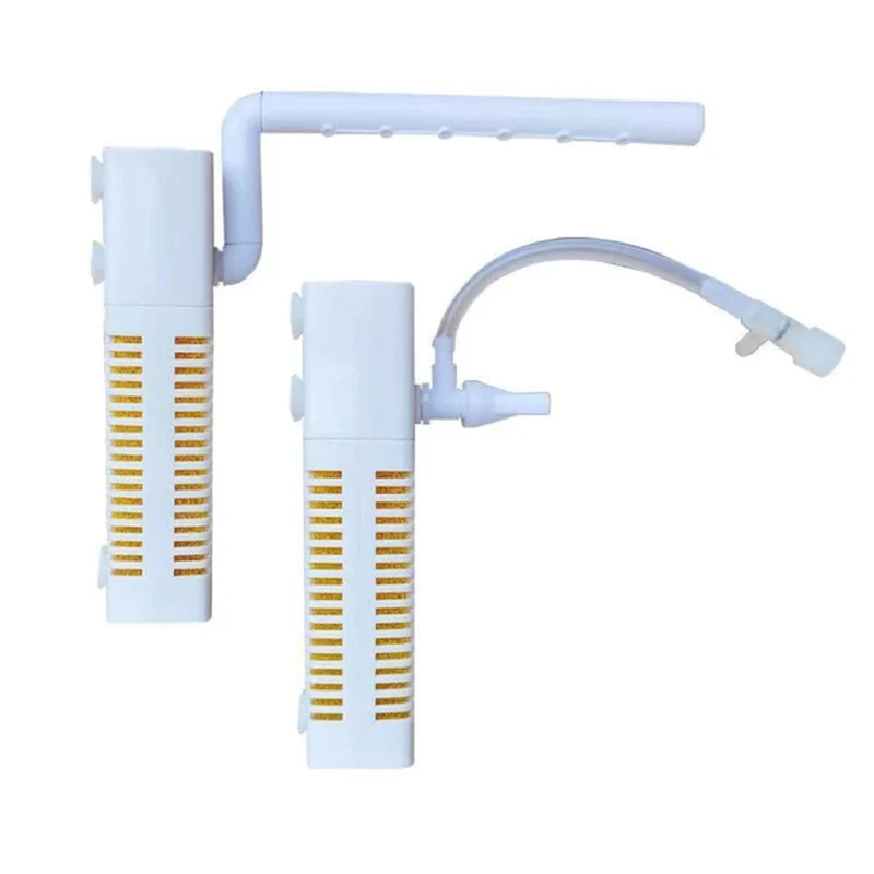 Tauchbarer Aquarium-Innenfilter mit eingebauter Umwälzpumpe, Aquariumfilter, geräuschloser USB-Filter für Aquarium