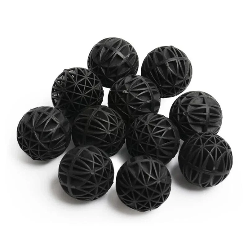10/20/40/50/100Pcs Aquarium Filter Media Bio Bälle Tragbare Nass Trocken Baumwolle Für luftpumpe Kanister Klares Wasser Biologische Bälle