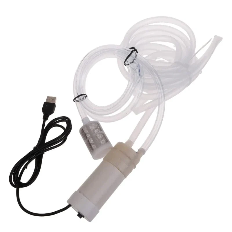 Selbstansaugende Wasserpumpe mit USB-Stromversorgung, zum Ablassen von stehendem Wasser, Balkonen, Staunässe und Fischwasser