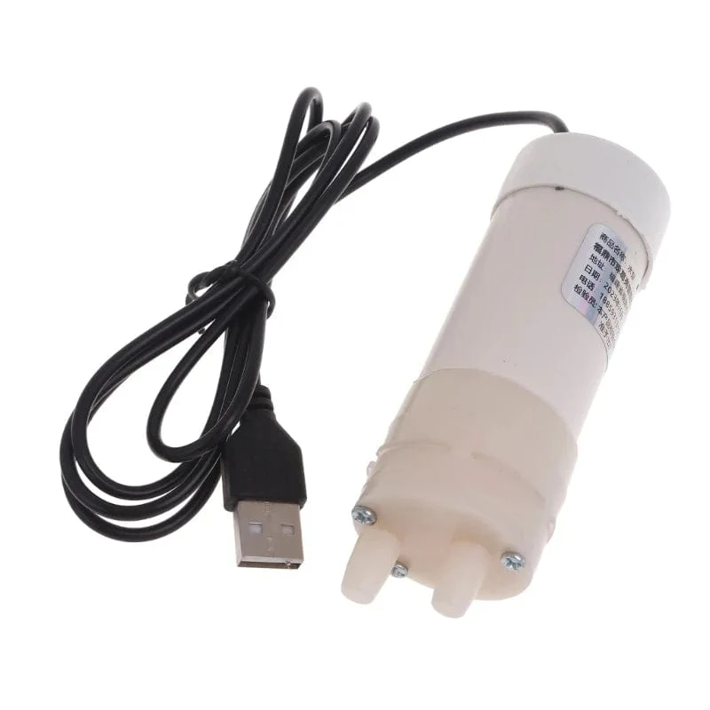 Selbstansaugende Wasserpumpe mit USB-Stromversorgung, zum Ablassen von stehendem Wasser, Balkonen, Staunässe und Fischwasser