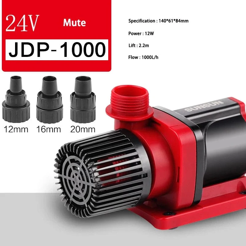 SUNSUN JDP DC Variable Frequenz, leise, leise, WLAN, Tauchwasserpumpe für Meeresriffaquarien, Teich, 100–240 V