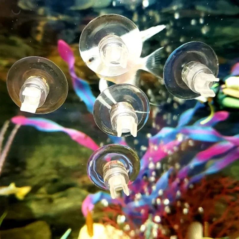 5 stücke Aquarium Saugnapf Luft Schlauch Halter Sucker für Aquarium Pumpe Sauerstoff Luft Schlauch Befestigungs Clip 4/5mm Zubehör