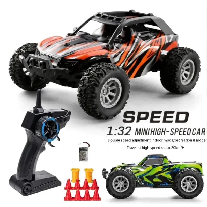 1:32 2.4G Mini RC Auto High Speed ​​Led Lichter 20km/h Off Road Racing Fahrzeug Radio Fernbedienung Stunt Truck Klettern Kinder Spielzeug