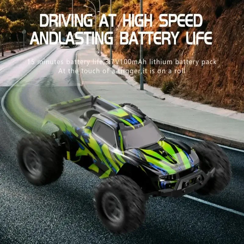 1:32 2.4G Mini RC Auto High Speed ​​Led Lichter 20km/h Off Road Racing Fahrzeug Radio Fernbedienung Stunt Truck Klettern Kinder Spielzeug