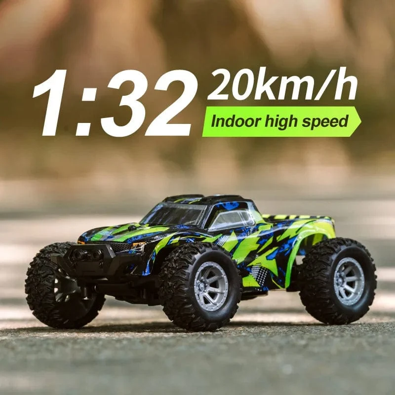 1:32 2.4G Mini RC Auto High Speed ​​Led Lichter 20km/h Off Road Racing Fahrzeug Radio Fernbedienung Stunt Truck Klettern Kinder Spielzeug