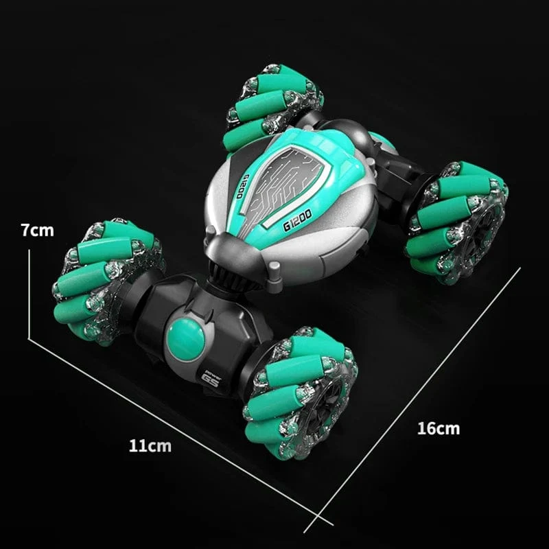 2.4G Mini Geste Induktion Twist Auto Licht Elektrische RC Spielzeug Verformung Auto Kid Drift Stunt Fernbedienung Geländewagen