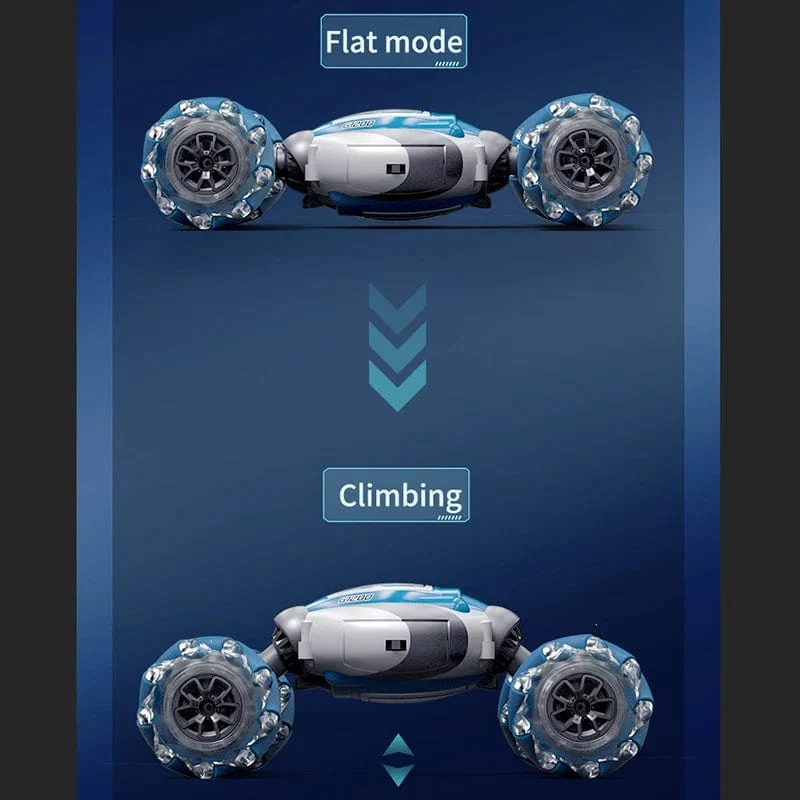 2.4G Mini Geste Induktion Twist Auto Licht Elektrische RC Spielzeug Verformung Auto Kid Drift Stunt Fernbedienung Geländewagen
