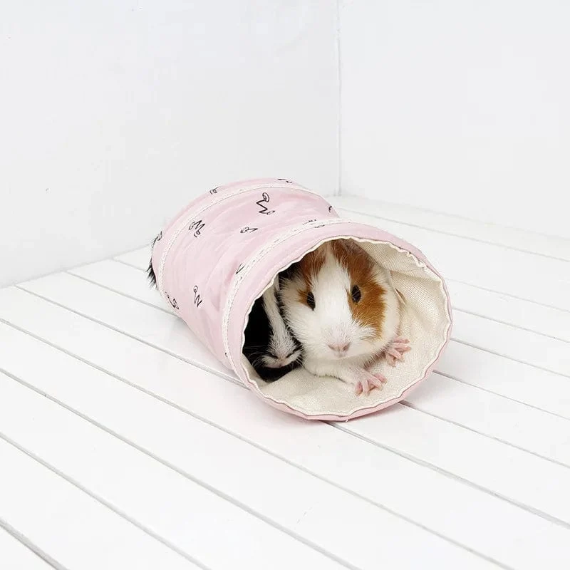 Meerschweinchen-Tunnelrohr Chinchilla-Igel Holländische Ratten Hamster Käfigzubehör Supplie Bartagamen Kleintier-Haustierbett-Spielzeug