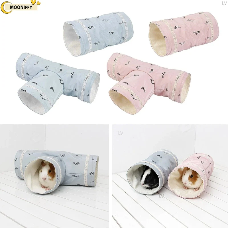 Meerschweinchen-Tunnelrohr Chinchilla-Igel Holländische Ratten Hamster Käfigzubehör Supplie Bartagamen Kleintier-Haustierbett-Spielzeug