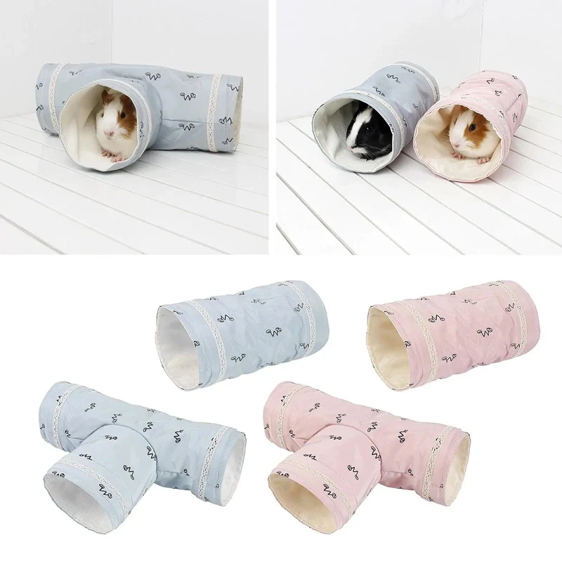 Meerschweinchen-Tunnelrohr Chinchilla-Igel Holländische Ratten Hamster Käfigzubehör Supplie Bartagamen Kleintier-Haustierbett-Spielzeug