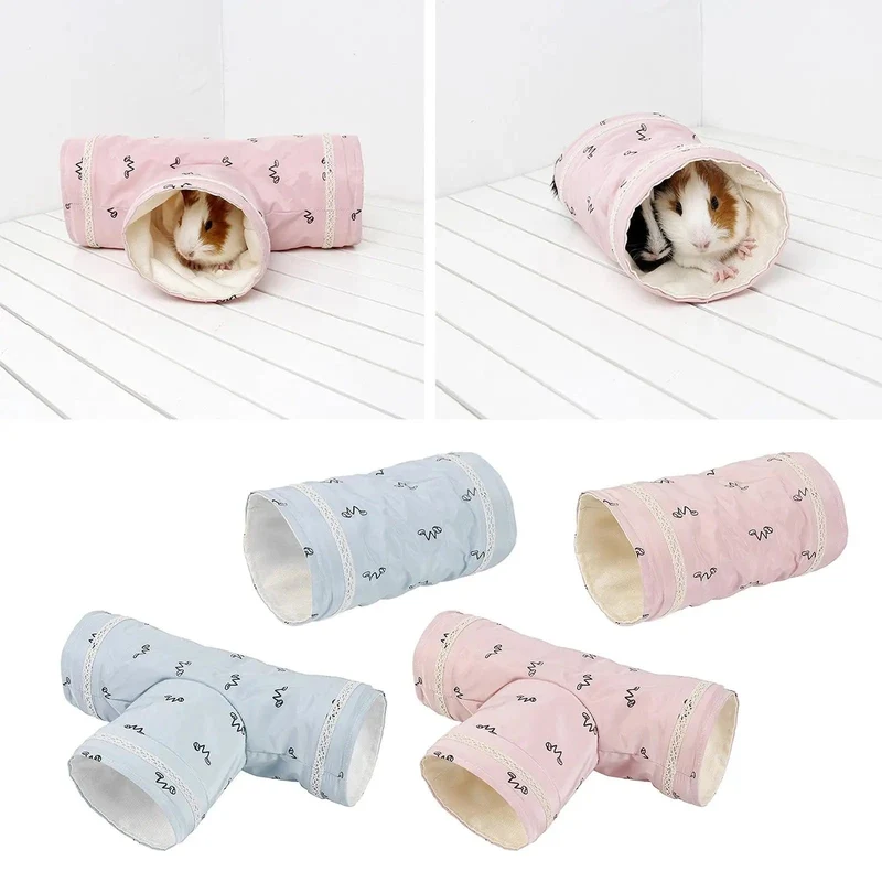 Meerschweinchen-Tunnelrohr Chinchilla-Igel Holländische Ratten Hamster Käfigzubehör Supplie Bartagamen Kleintier-Haustierbett-Spielzeug