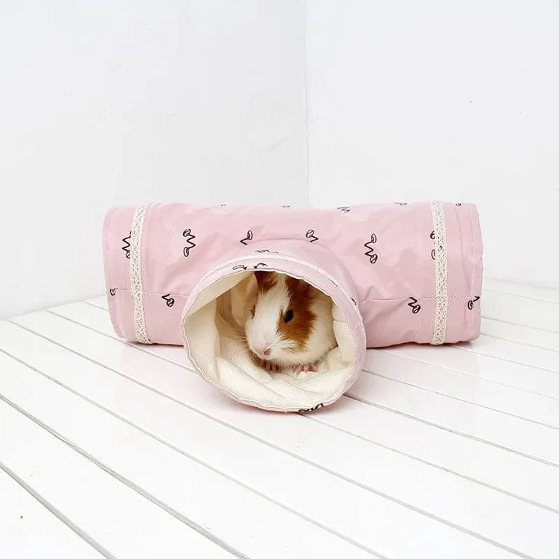 Meerschweinchen-Tunnelrohr Chinchilla-Igel Holländische Ratten Hamster Käfigzubehör Supplie Bartagamen Kleintier-Haustierbett-Spielzeug