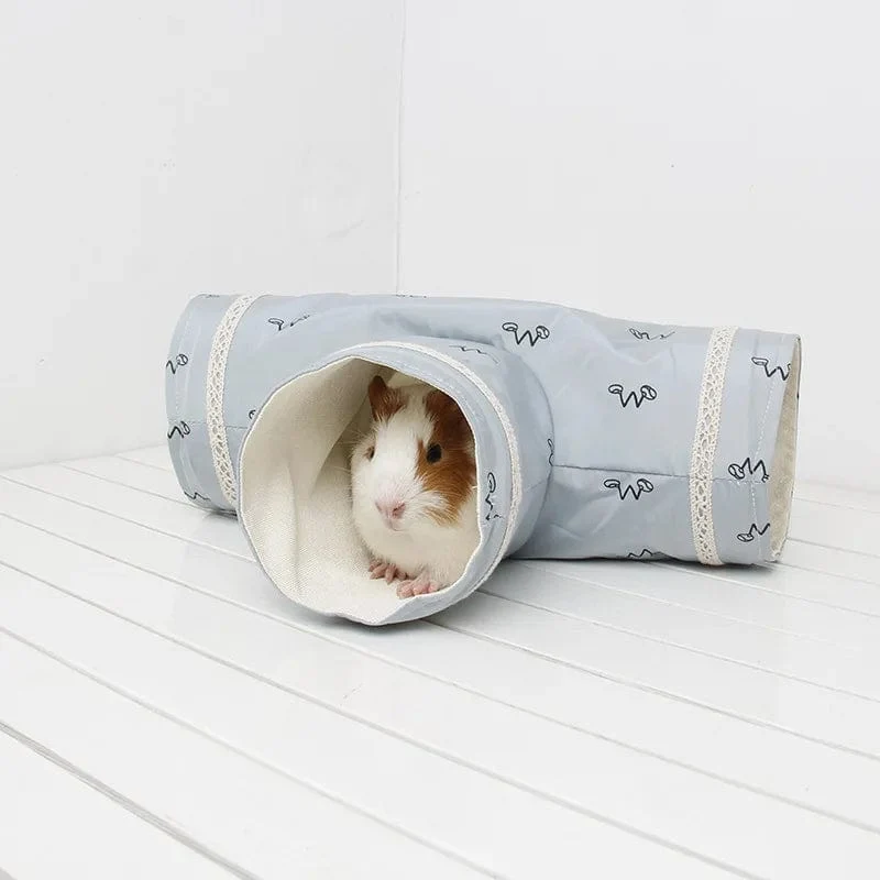 Meerschweinchen-Tunnelrohr Chinchilla-Igel Holländische Ratten Hamster Käfigzubehör Supplie Bartagamen Kleintier-Haustierbett-Spielzeug