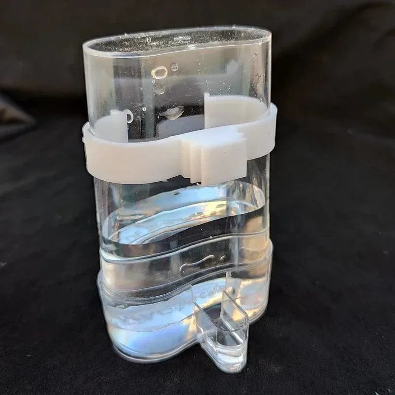 Vogelwasserspender, Vogelfutterspender, automatischer Sittich-Vogeltränke, Futterspender für Papageienkäfig-Zubehör