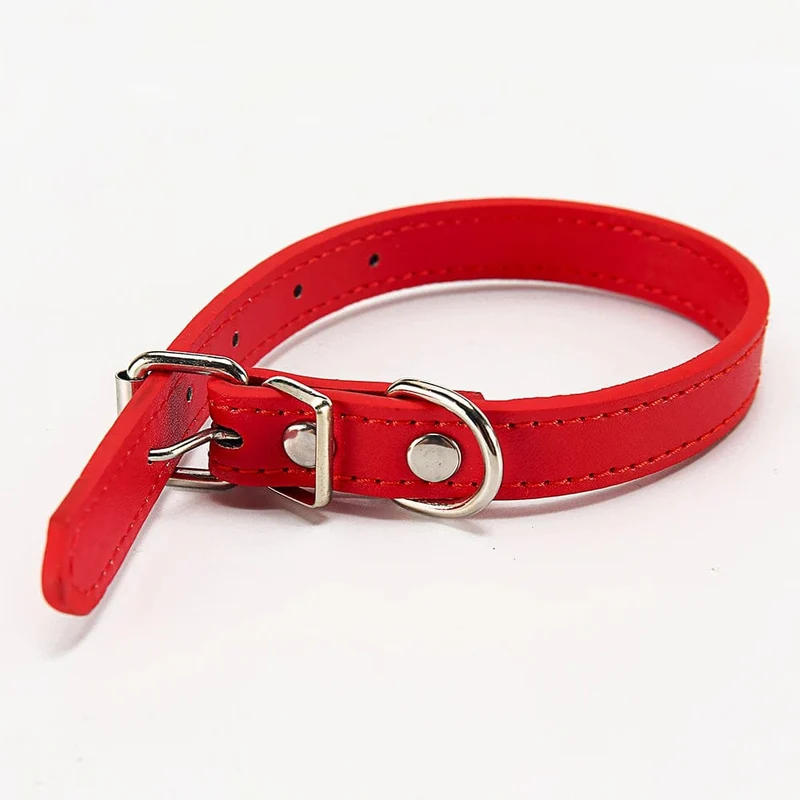 Katze Kragen Sicherheit Welpen Kragen Chihuahua Solide Hundehalsband Für Katzen Kätzchen Haustier Katze Halsbänder Einstellbare Haustier Leine Katze Blei liefert