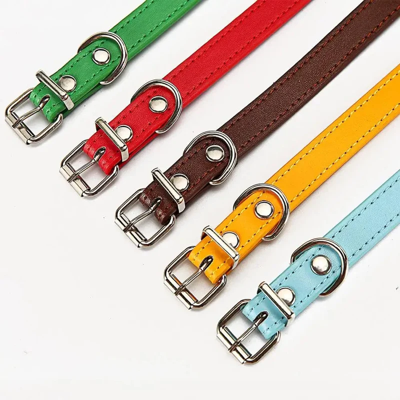 Katze Kragen Sicherheit Welpen Kragen Chihuahua Solide Hundehalsband Für Katzen Kätzchen Haustier Katze Halsbänder Einstellbare Haustier Leine Katze Blei liefert
