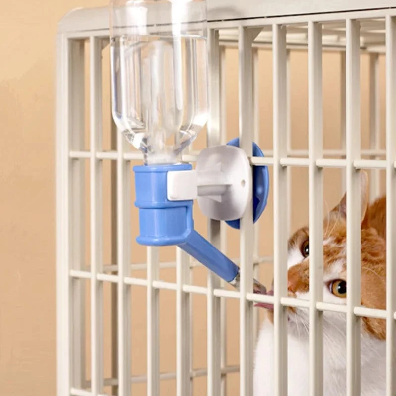 Haustier Hund Katze Wasser Dispenser Düse Hängen Flasche Wasser Getränke Brunnen Kopf Dicht Feeder Bowl Pet Fütterung Gerät