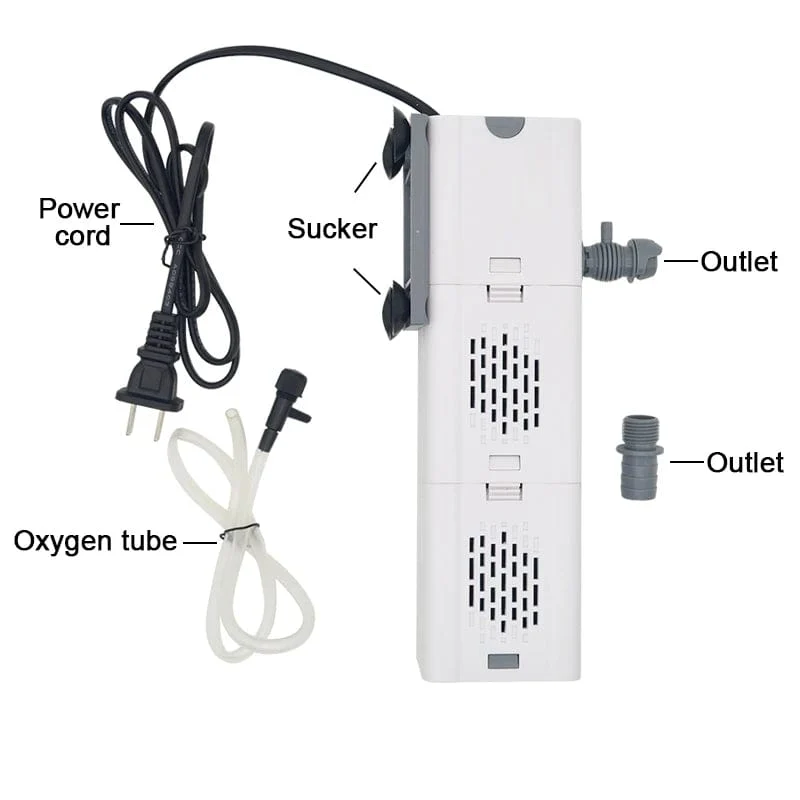 Aquarium Filterpumpe Aquarium Tauch Silent Air Sauerstoff Belüfter Interne Wasserpumpe Aquarium Luftpumpe Wave Maker 220 v