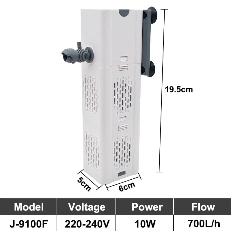 Aquarium Filterpumpe Aquarium Tauch Silent Air Sauerstoff Belüfter Interne Wasserpumpe Aquarium Luftpumpe Wave Maker 220 v