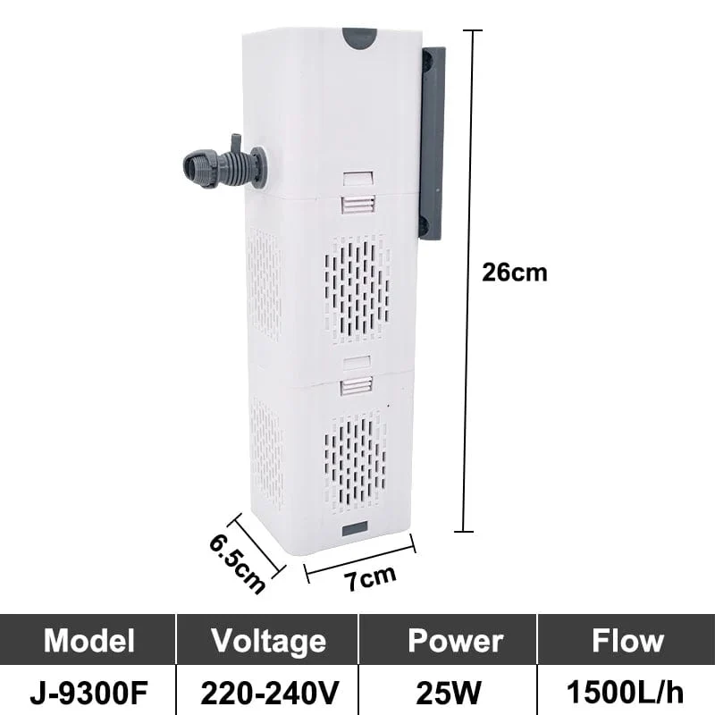 Aquarium Filterpumpe Aquarium Tauch Silent Air Sauerstoff Belüfter Interne Wasserpumpe Aquarium Luftpumpe Wave Maker 220 v