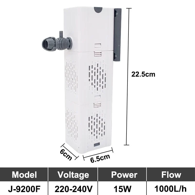 Aquarium Filterpumpe Aquarium Tauch Silent Air Sauerstoff Belüfter Interne Wasserpumpe Aquarium Luftpumpe Wave Maker 220 v