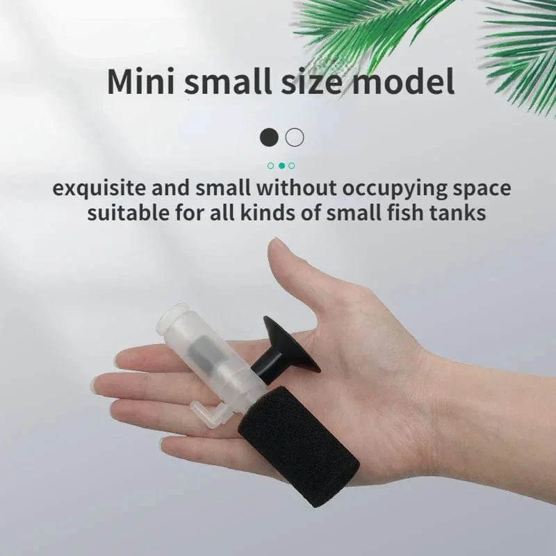 Mini-Aquariumfilter, Bio-Schwamm-Filtermedien, mehrschichtiger Innenfilter für kleine Aquarien, Filter, Luftpumpen