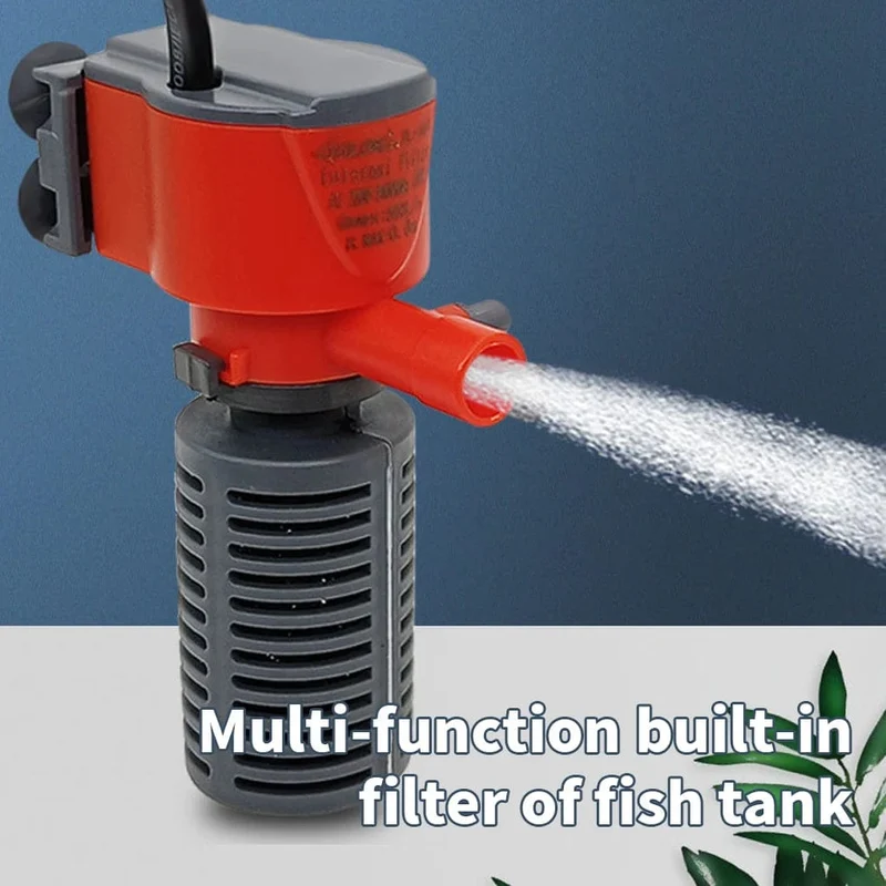 3 in 1 Filter Tragbare Stille Aquarium Innenfilter Sauerstoff Tauch Aquarium Wasserpumpe Für Garten Tauch Filter
