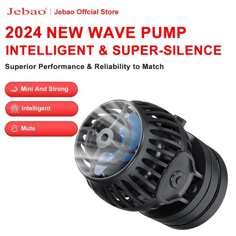 Jebao Jecod Neue EOW Aquarium Wave Maker Wasserpumpe Filter 12 V 24 V Brunnenpumpe Aquarium WIFI Ultra Ruhige Frequenz Smart Pumpe