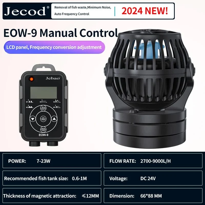 Jebao Jecod Neue EOW Aquarium Wave Maker Wasserpumpe Filter 12 V 24 V Brunnenpumpe Aquarium WIFI Ultra Ruhige Frequenz Smart Pumpe