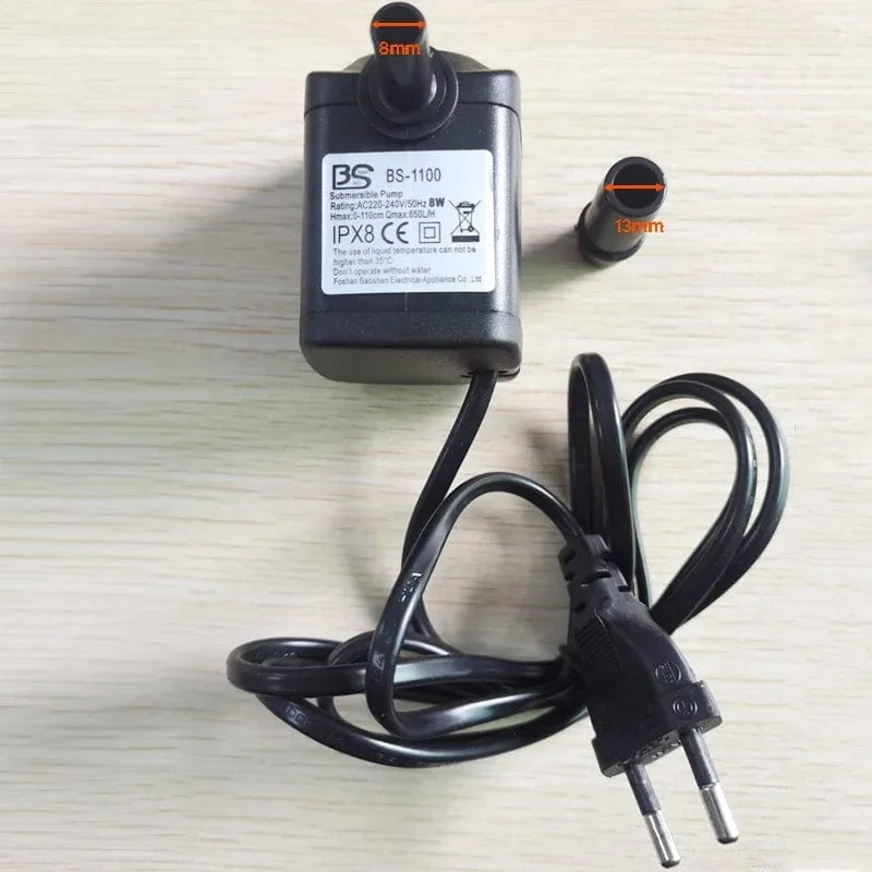 EU Stecker Ac 220V 20W High Power Tauch Wasserpumpe USB Aquarium Filter Wasserdicht Brunnen Steingarten Luft fischteich Wasserfall