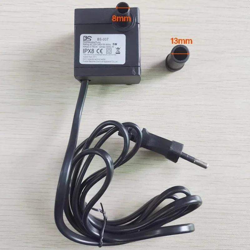 EU Stecker Ac 220V 20W High Power Tauch Wasserpumpe USB Aquarium Filter Wasserdicht Brunnen Steingarten Luft fischteich Wasserfall
