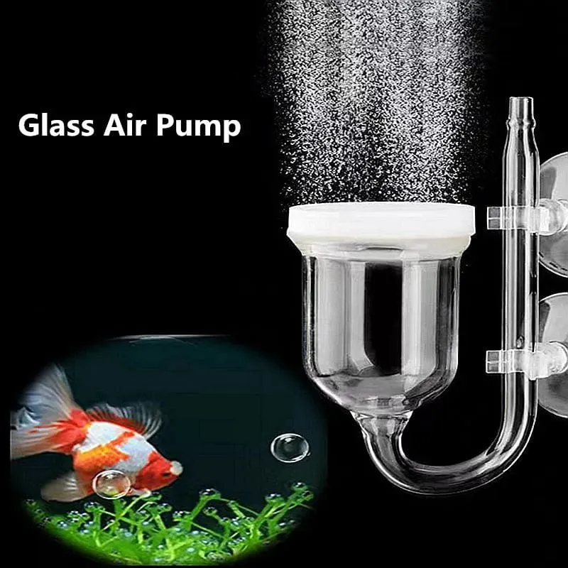Luft-Sauerstoff-Zerstäuberpumpe, Rückschlagventil für Aquarium, Mini-Nano-Luftblasensteingenerator, Aquarium-Sauerstofffilterpumpe