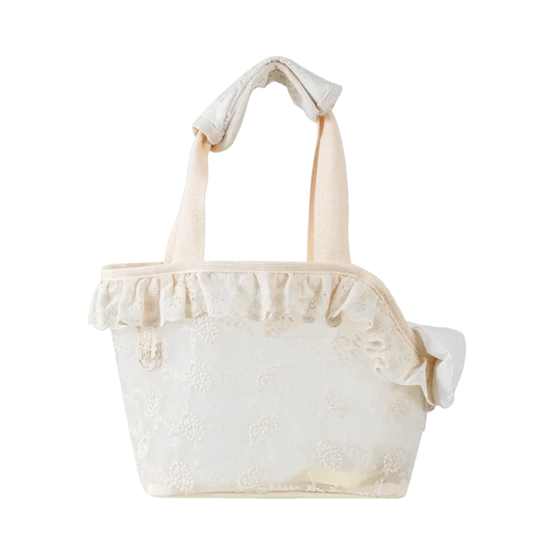 Onecute Welpentragetasche für Hunde, zum Spazierengehen, Haustierzubehör, Taschen mit Spitze, Hand-Schulter für süße Chihuahua-Produkte