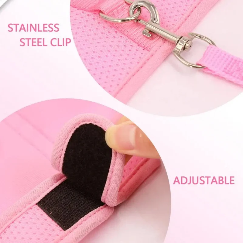 1 Set Haustier Kaninchen Geschirr Training Traktion Leine Stilvolle Bogen Dekoration Kleine Haustiere Kaninchen Traktion Geschirr für Outdoor Walking