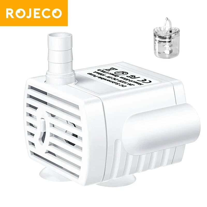 ROJECO Wasserpumpe für Auto-Katzen-Wasserbrunnen, Zubehör, Haustier-Trinkbrunnen, Wasserpumpe für Katzentrinker, Spender, Ersatz