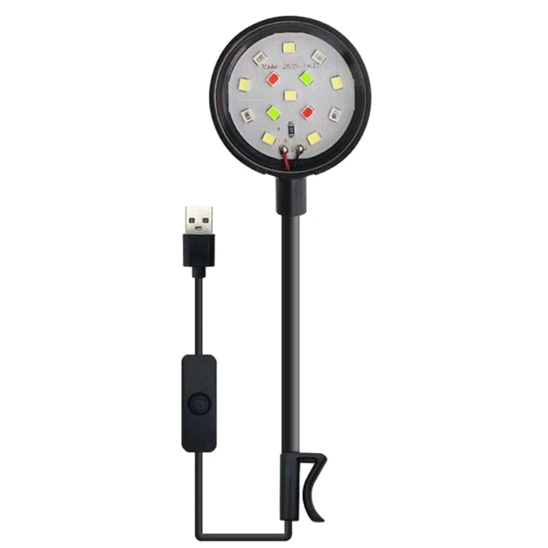 Aquarium-Fisch-LED-Licht-Clip auf kleinen Wachstumslicht-drehbaren Landschaftslampen