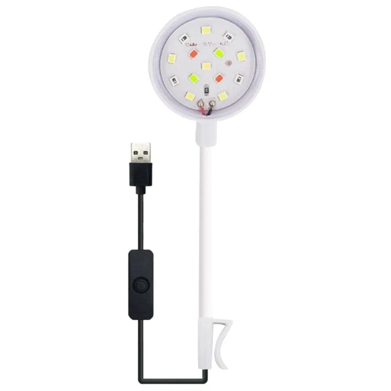 Aquarium-Fisch-LED-Licht-Clip auf kleinen Wachstumslicht-drehbaren Landschaftslampen