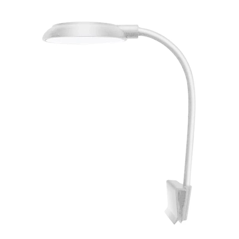 Aquarien Clip-on-Lichtklemme, Aquariumbeleuchtung, LED-Perlen, weiße und blaue Lichter, 360-Grad-Drehung, 5 W, USB-Stecker