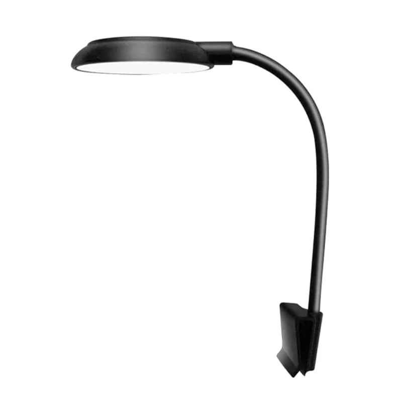 Aquarien Clip-on-Lichtklemme, Aquariumbeleuchtung, LED-Perlen, weiße und blaue Lichter, 360-Grad-Drehung, 5 W, USB-Stecker