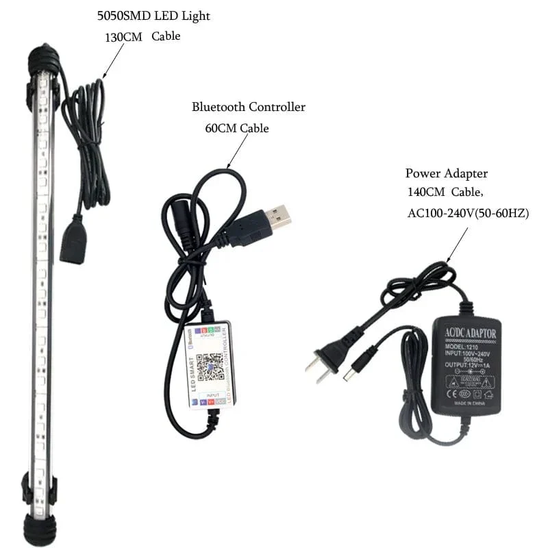 RGB Aquarium Licht Marine Bluetooth Controller Aquarium Led Beleuchtung Leuchte Für Aquarium Led Licht Tauch Aquarium Licht