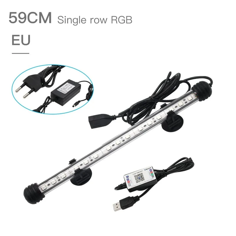 RGB Aquarium Licht Marine Bluetooth Controller Aquarium Led Beleuchtung Leuchte Für Aquarium Led Licht Tauch Aquarium Licht