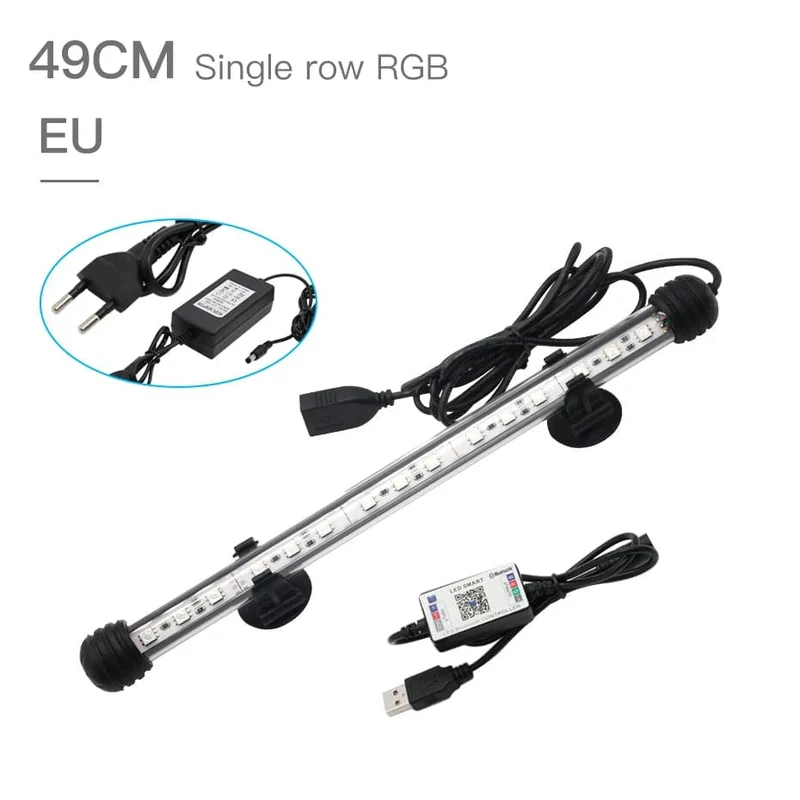RGB Aquarium Licht Marine Bluetooth Controller Aquarium Led Beleuchtung Leuchte Für Aquarium Led Licht Tauch Aquarium Licht