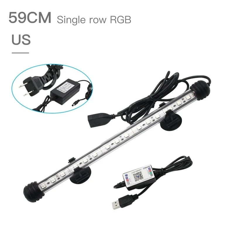 RGB Aquarium Licht Marine Bluetooth Controller Aquarium Led Beleuchtung Leuchte Für Aquarium Led Licht Tauch Aquarium Licht