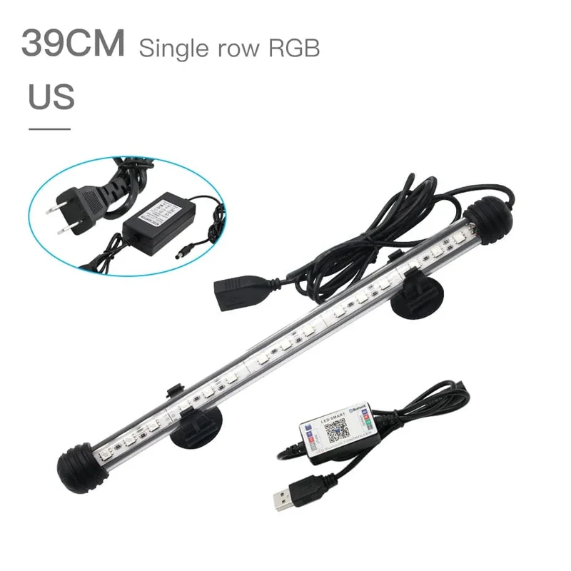 RGB Aquarium Licht Marine Bluetooth Controller Aquarium Led Beleuchtung Leuchte Für Aquarium Led Licht Tauch Aquarium Licht