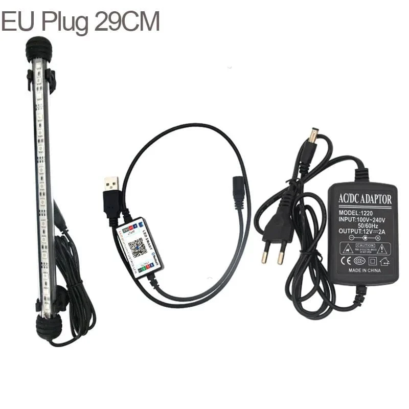 RGB Aquarium Licht Marine Bluetooth Controller Aquarium Led Beleuchtung Leuchte Für Aquarium Led Licht Tauch Aquarium Licht
