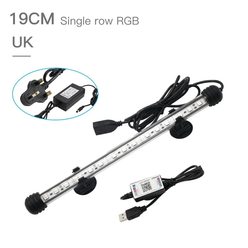 RGB Aquarium Licht Marine Bluetooth Controller Aquarium Led Beleuchtung Leuchte Für Aquarium Led Licht Tauch Aquarium Licht