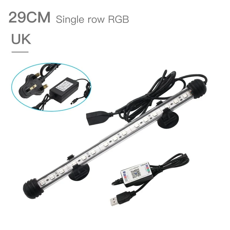 RGB Aquarium Licht Marine Bluetooth Controller Aquarium Led Beleuchtung Leuchte Für Aquarium Led Licht Tauch Aquarium Licht